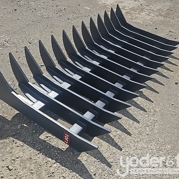 Unused 2025 Toft Rake to suit Skidsteer Loader (Declaration Of Conformity Available)