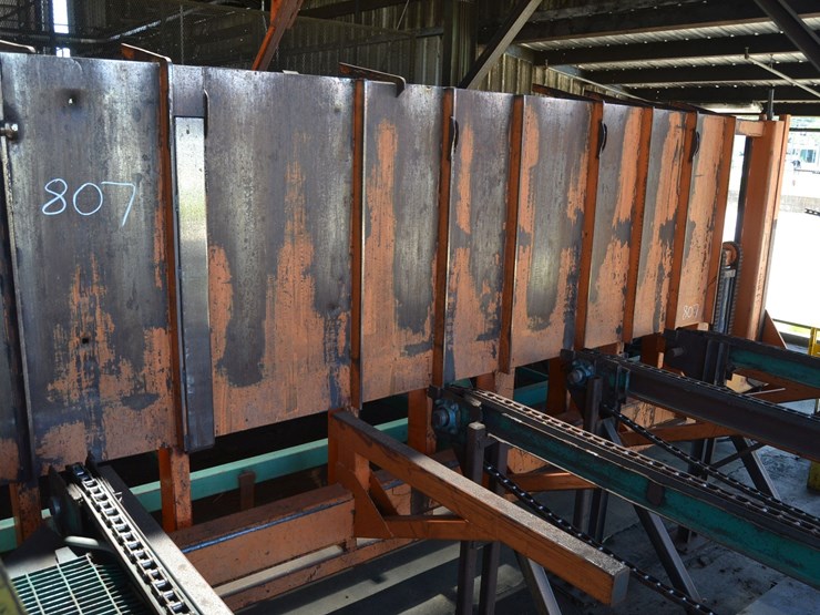 cae-6'-5-arm-tilting-break-down-hoist-w/-10'-5-strand-decline-deck-w/-stick-removable-belt-image-1