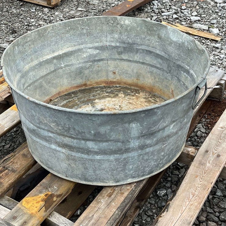 Galvanized Wash Bin