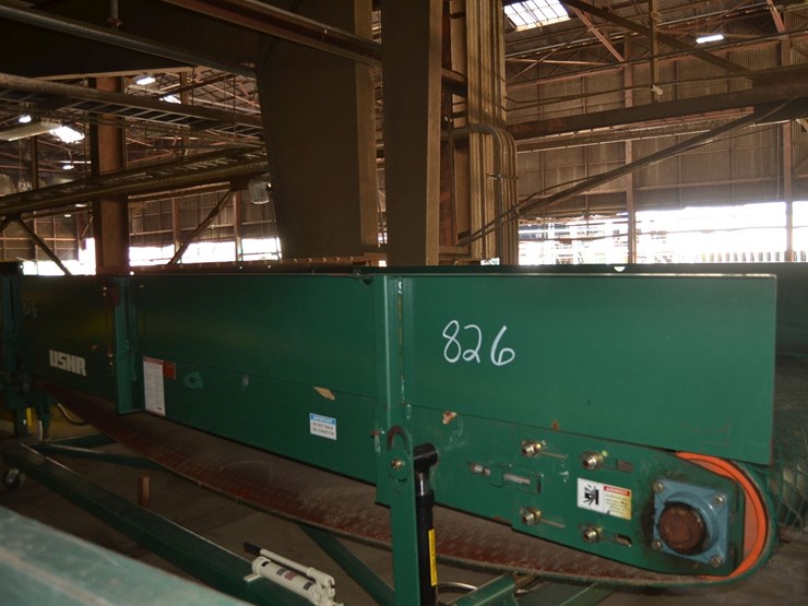 usnr-60"x22'-slow-down-belt-w/-hydraulic-adjustable-height-w/-drive-image-4