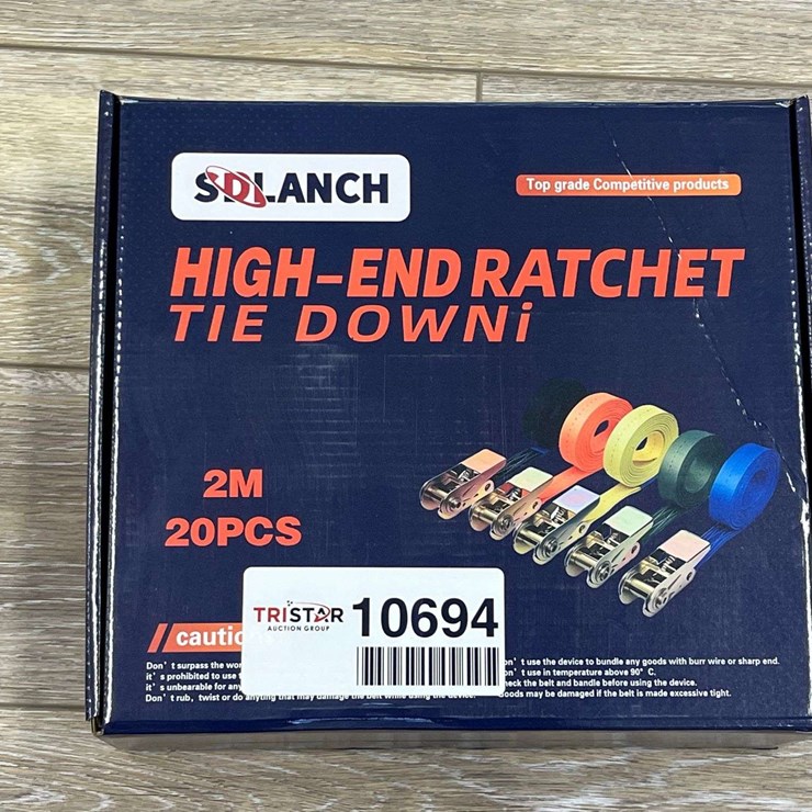 Unused 2026 CE SDLBB High End Ratchet Straps