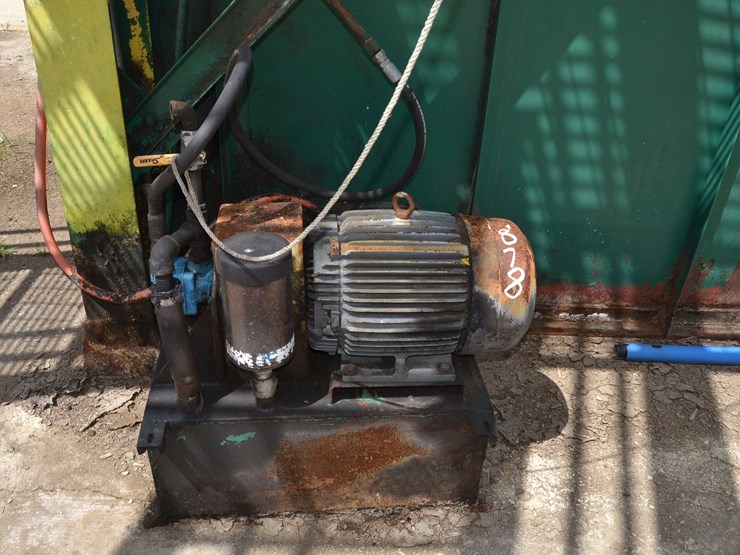 approx-120-unit-4-section-chip-bin-w/-15hp-hydralic-power-pack-w/-steps-&-catwalk-image-4