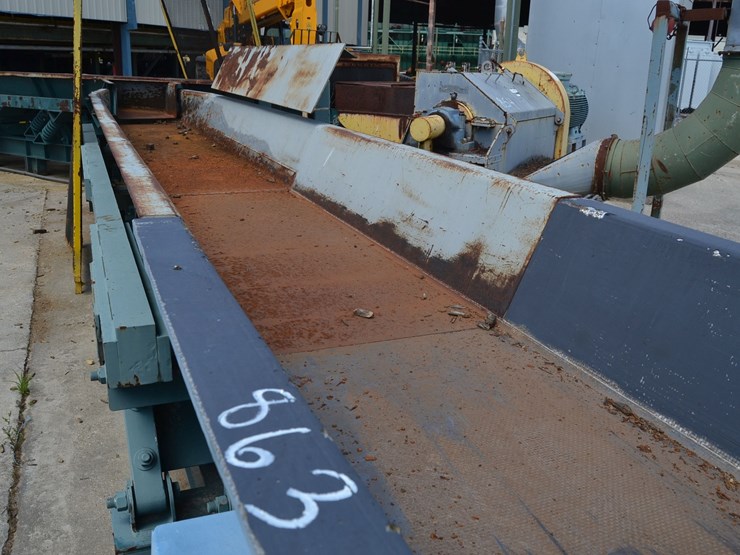 action-24"x28'-balanced-vibrating-conveyor-w/-mdi-metal-detector-w/-3hp-drive-motor-image-3