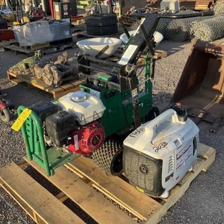 SCHILLER SOD CUTTER AND HONEYWELL GENERATOR
