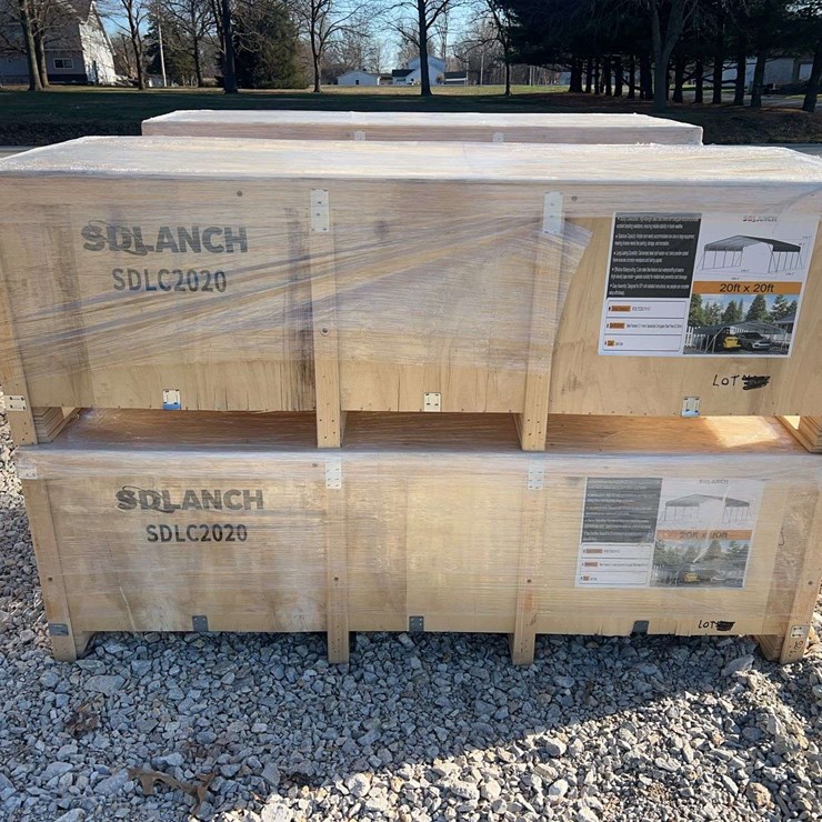 2026 SDLANCH SDLC2020 High-End Carport 20ft x 20ft