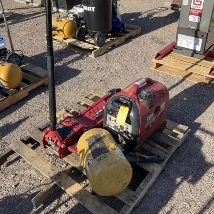 FLOOR JACK, BEAD SEATER, GENERATOR