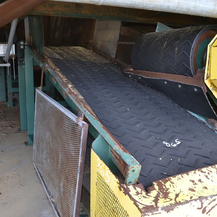 30"X54'  WASTE BELT CONVEYOR W/ DRIVE (LOCATED AT TRIMMER)