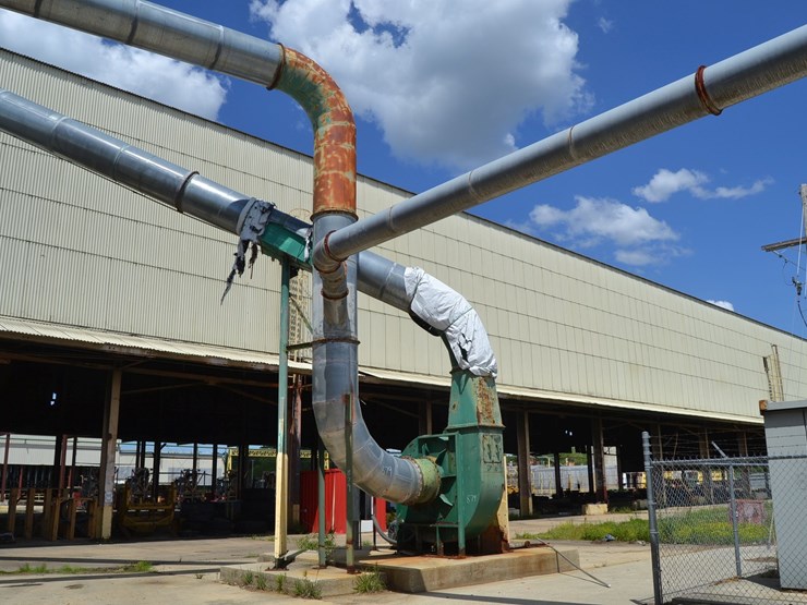 84"-suction-blower-w/-incoming-&-outgoing-pipe-(to-dust-bin)-image-1