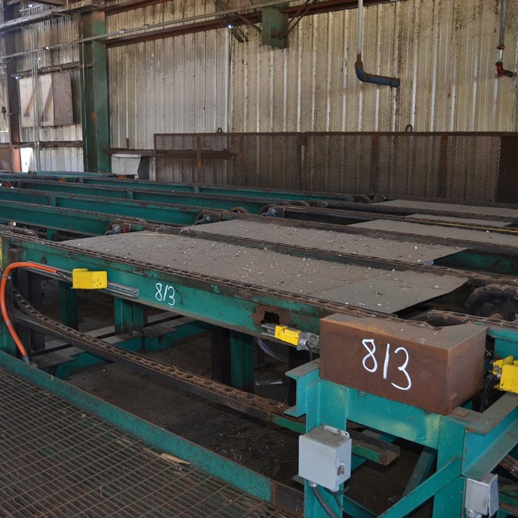(1) 14' 6 STRAND TRANSFER DECK W/ 81X CHAIN W/(1) 11' 6 STRAND TRANSFER DECK W/81X CHAIN W/(1) 20' 5 STRAND TRANSFER DECK W/81X CHAIN W/11' 6 STRAND TRANFER DECK W/81X CHAIN ALL ON COMMON SHAFTS W/ (3) DRIVES