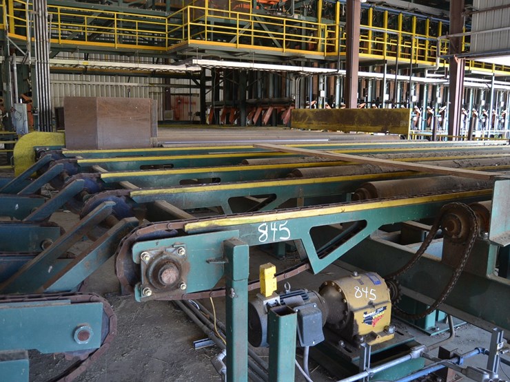 2015-usnr-21'-wide-x20'-outfeed-rollcase-w/-32'-5-strand-transfer-w/-drive-rollcase-has-pop-up-system-comes-from-outfeed-of-sorter-image-1