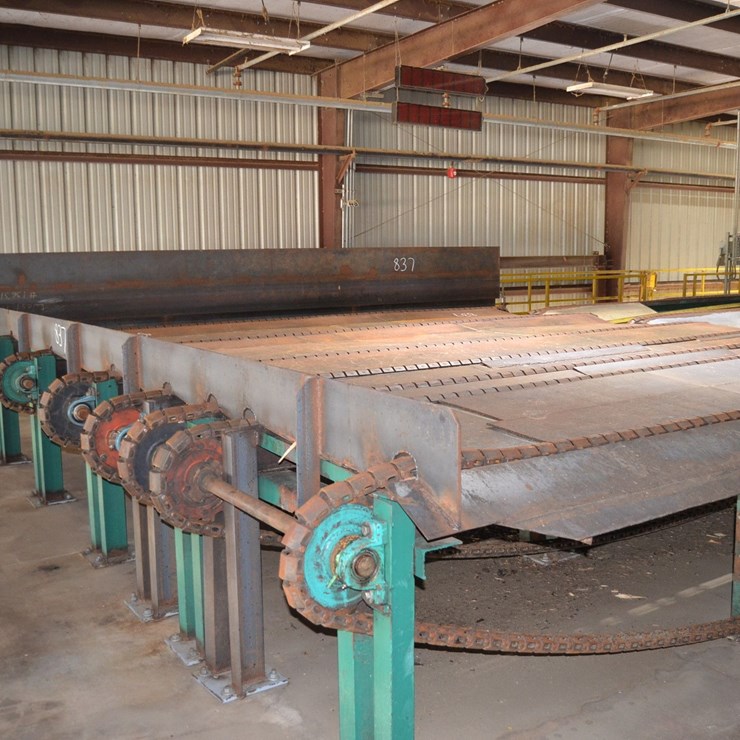 16' 7 STRAND TRANSFER DECK W/ROOFTOP CHAIN W/20' 5 STRAND TRANSFER DECK W/ROOFTOP CHAIN ON COMMON SHAFT W/ DRIVE