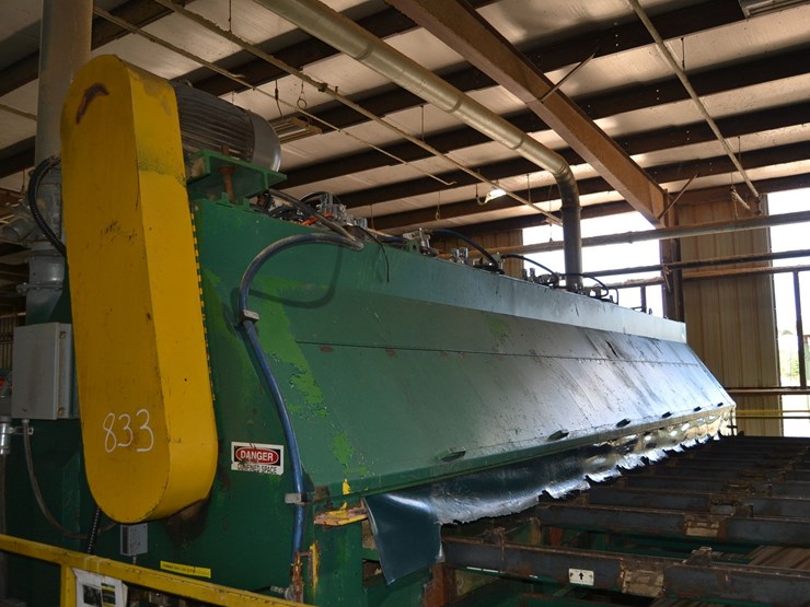 newnes-20'-drop-saw-trimmer-w/-line-shaft-w/75hp-motor-w/10-strand-feed-through-chain-w/-timple-system-image-3