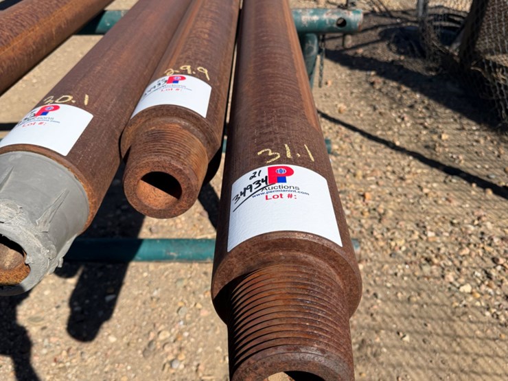 6-1/4"-od-x-2-1/4"-id-x-31.1'-l-sgl.-recess-slick-drill-collar-w/-4-1/2"-xh-conn.-image-1