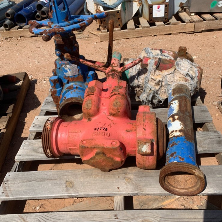 (3) 5” x 4” 5k psi Gate Valves