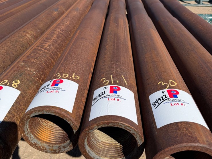 6-1/4"-od-x-2-1/4"-id-x-31.1'-l-sgl.-recess-slick-drill-collar-w/-4-1/2"-xh-conn.-image-1