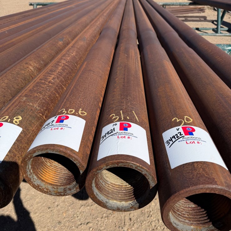 6-1/4" OD X 2-1/4" ID X 31.1' L SGL. RECESS SLICK DRILL COLLAR W/ 4-1/2" XH CONN.