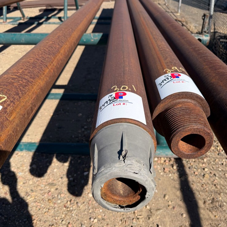 6-1/4" OD X 2-1/4" ID X 30.1' L SGL. RECESS SLICK DRILL COLLAR W/ 4-1/2" XH CONN.