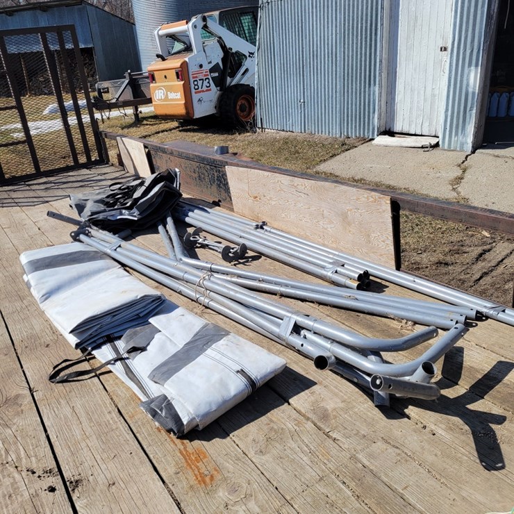 Lot 17. 12'x20' hoop building-never erected. Stored inside.