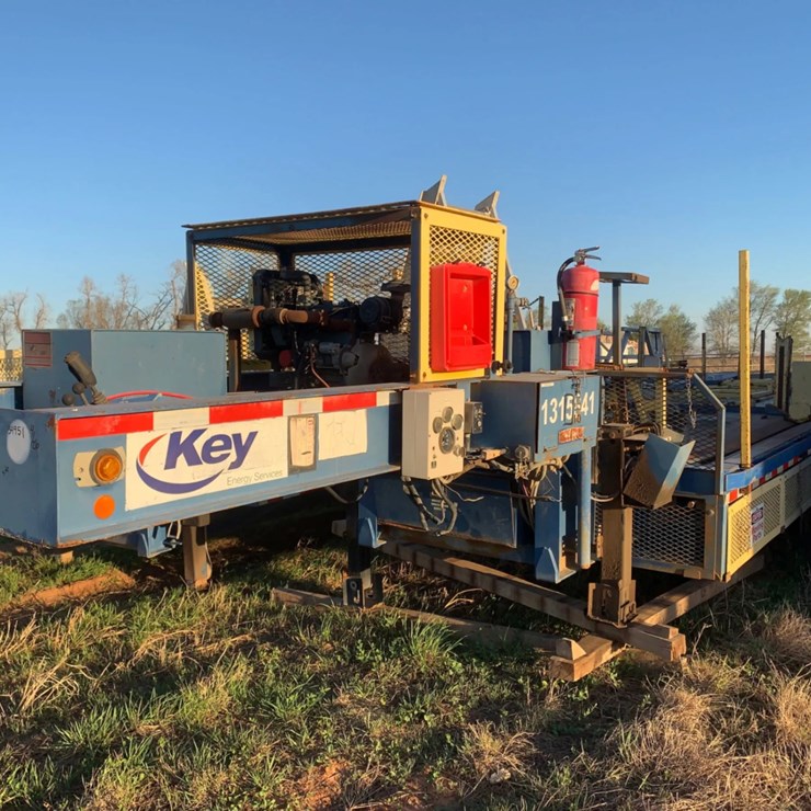 2012 EMI Hydraulic Catwalk Pipe Handler Trailer
