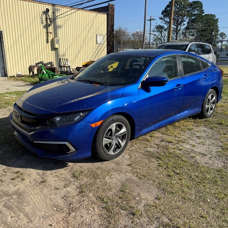 2020 HONDA CIVIC LX SEDAN 4 DOOR 54,878 MILES SHOWING - 2HGFC2F66LH602430