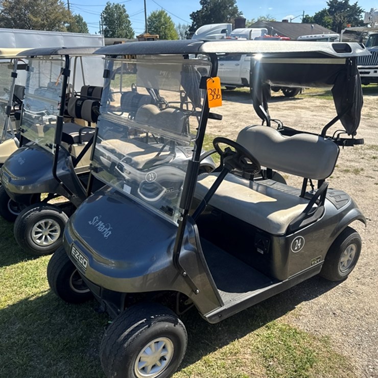 2019 E-Z-GO TXT 2 SEAT GOLF CARTS LITHIUM BATTERY AND CHARGER
