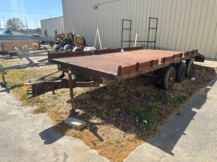 homemade-3-axle-16'-flat-deck-steel-trailer-5'-dove-tail---no-title-image-1