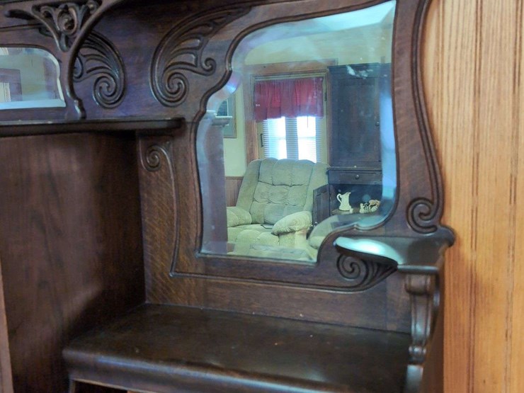 wooden-secretary-desk-and-display-cabinet-combination-image-6