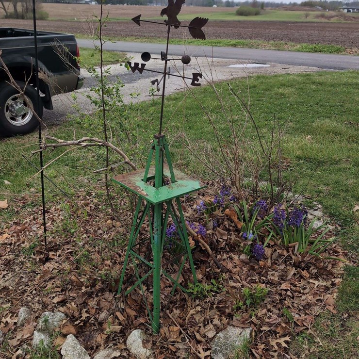 Metal Eagle Weather Vane with Stand