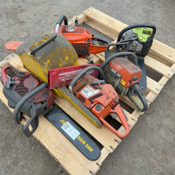 QUANTITY OF ASSORTED CHAIN SAWS