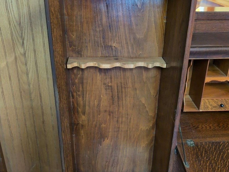 wooden-secretary-desk-and-display-cabinet-combination-image-8