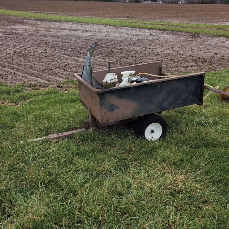 Pull Behind Sprayer with Cart