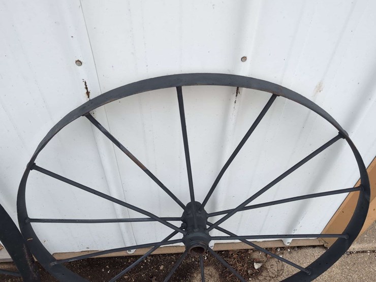 pair-of-metal-spoked-wheels-image-3