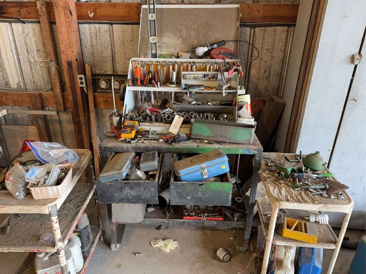 rolling-workbench-with-assorted-tools-and-accessories-image-1