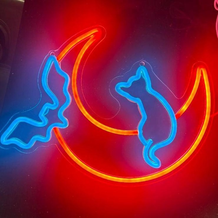 New Halloween 15in x 12in LED Light-Works