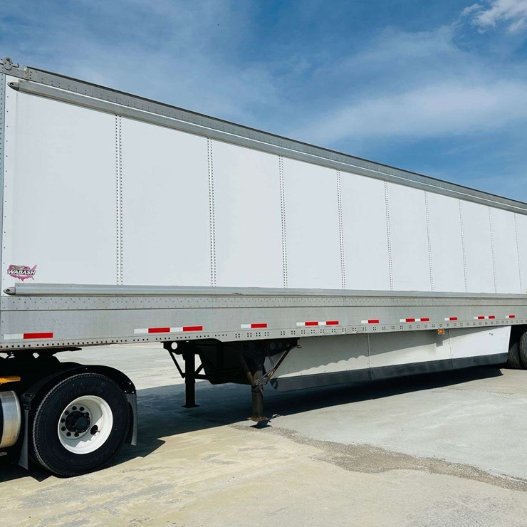 2015 Wabash 53' T/A Plate Van Trailer