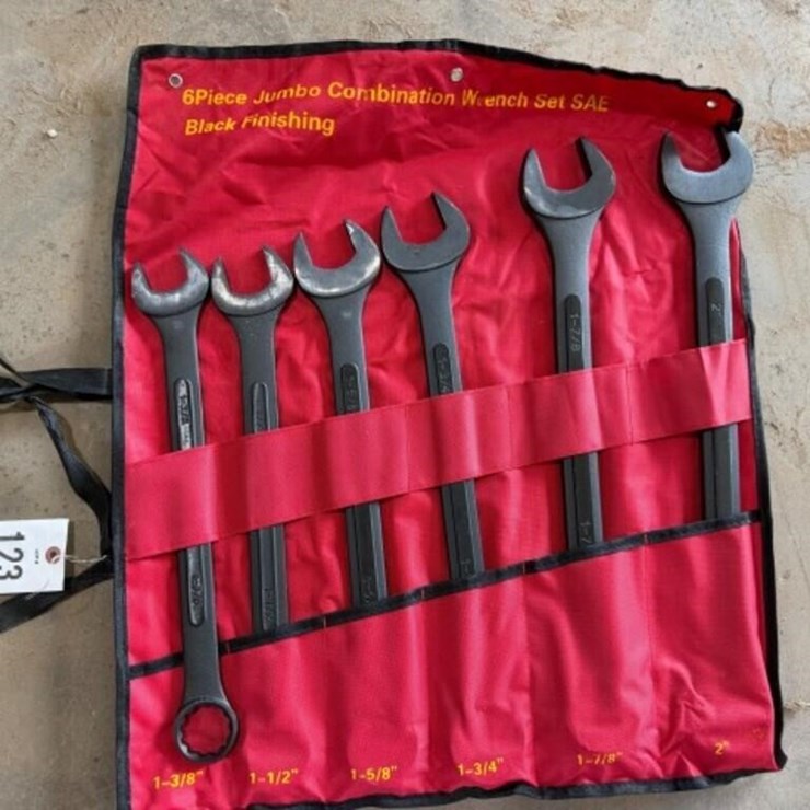 6 Piece Jumbo Combination Wrench Set