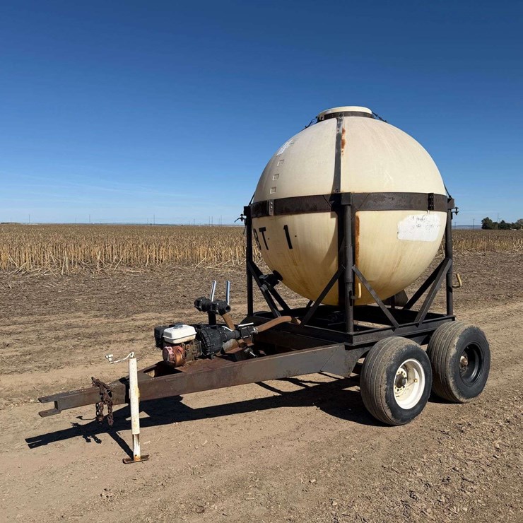 Bubble Tank Chemigation Trailer