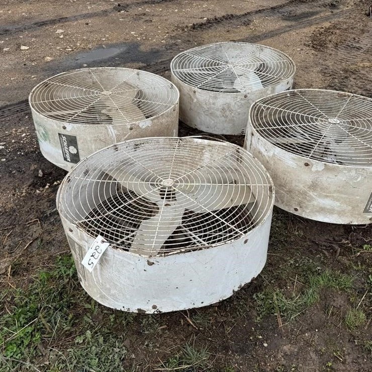 (4) Schaefer 36" Barn Fans