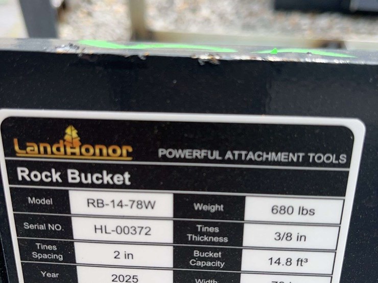 land-honor-skid-steer-rock-bucket,-78"-image-2
