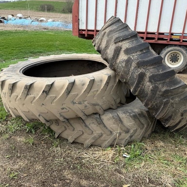 (3) 480/80 R50 Tractor Tires