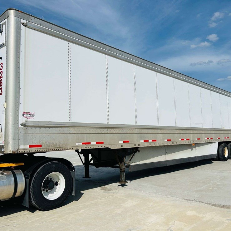 2015 Wabash 53' T/A Plate Van Trailer