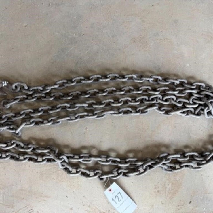 21' Chain, 2 Hooks