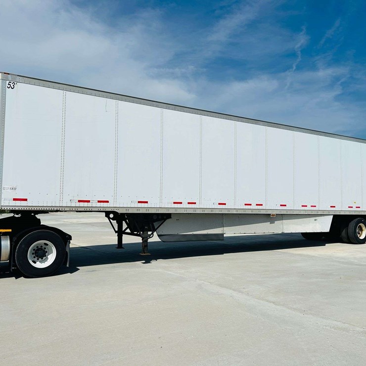 2012 Wabash 53' T/A Plate Van Trailer