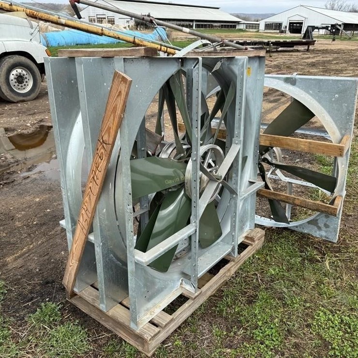 (4) Cool Air 52" Barn Fans