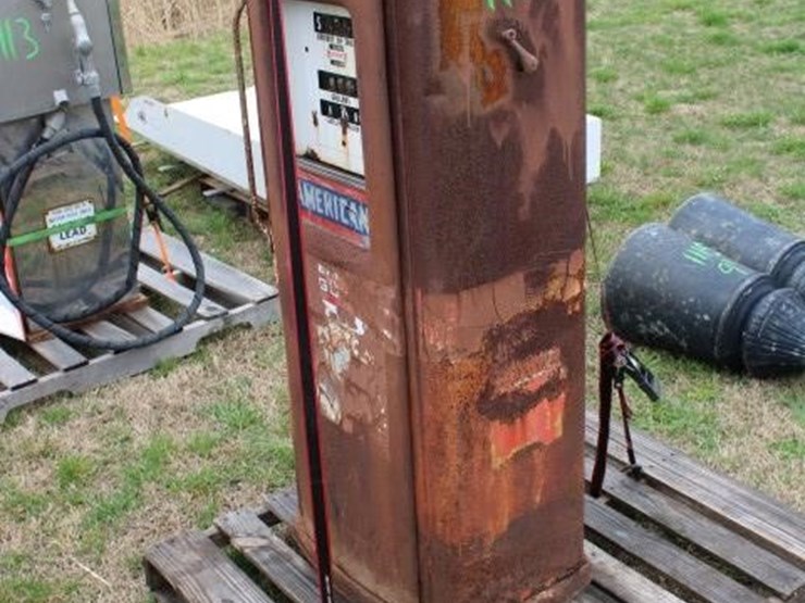 #1111-vintage-bennett-gas-pump-mod-766-has-rust-mi-image-2