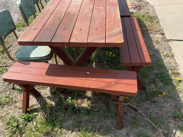 eight-foot-table-with-benches-and-chairs-image-5