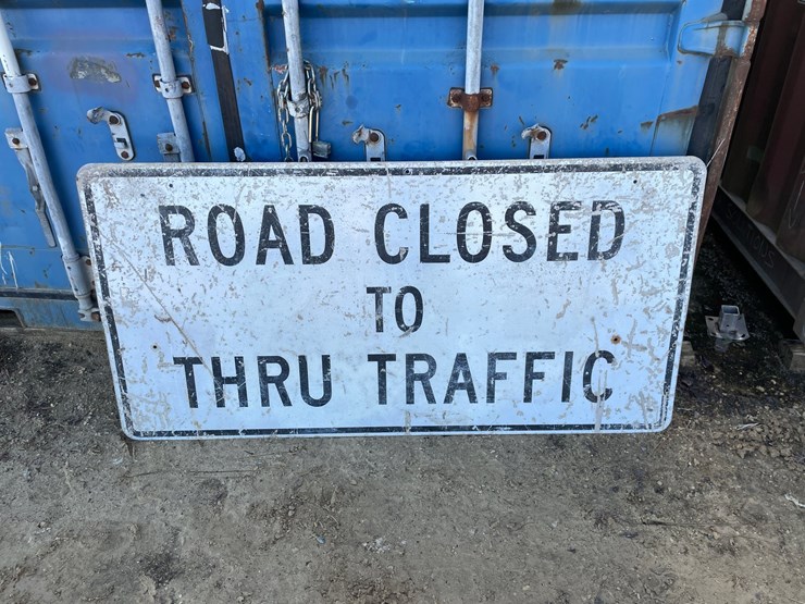 #3929-•-metal-retired-road-sign-image-1