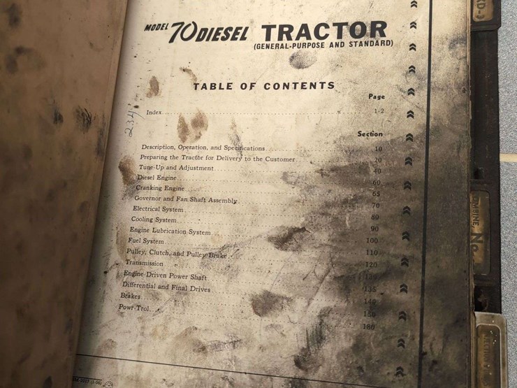 john-deere-dealer-service-manuals---model-70-diesel-tractor-and-no.-55-combine-image-6