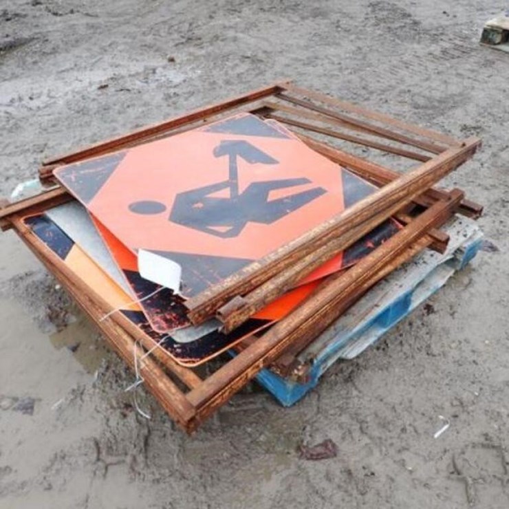 Qty Of Road Work Signs