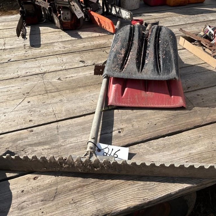 Shovels, Weed Wacker etc